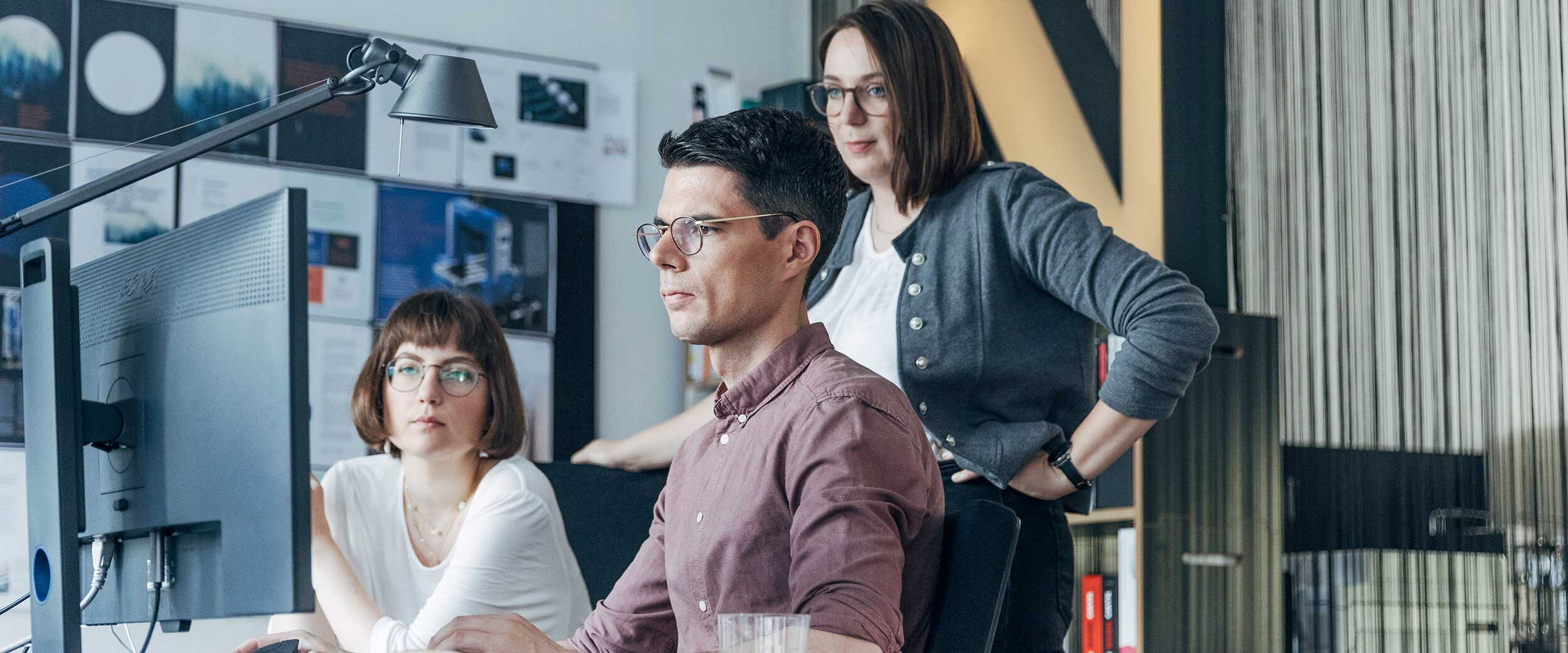 Designer von Im Neuland bei der Arbeit